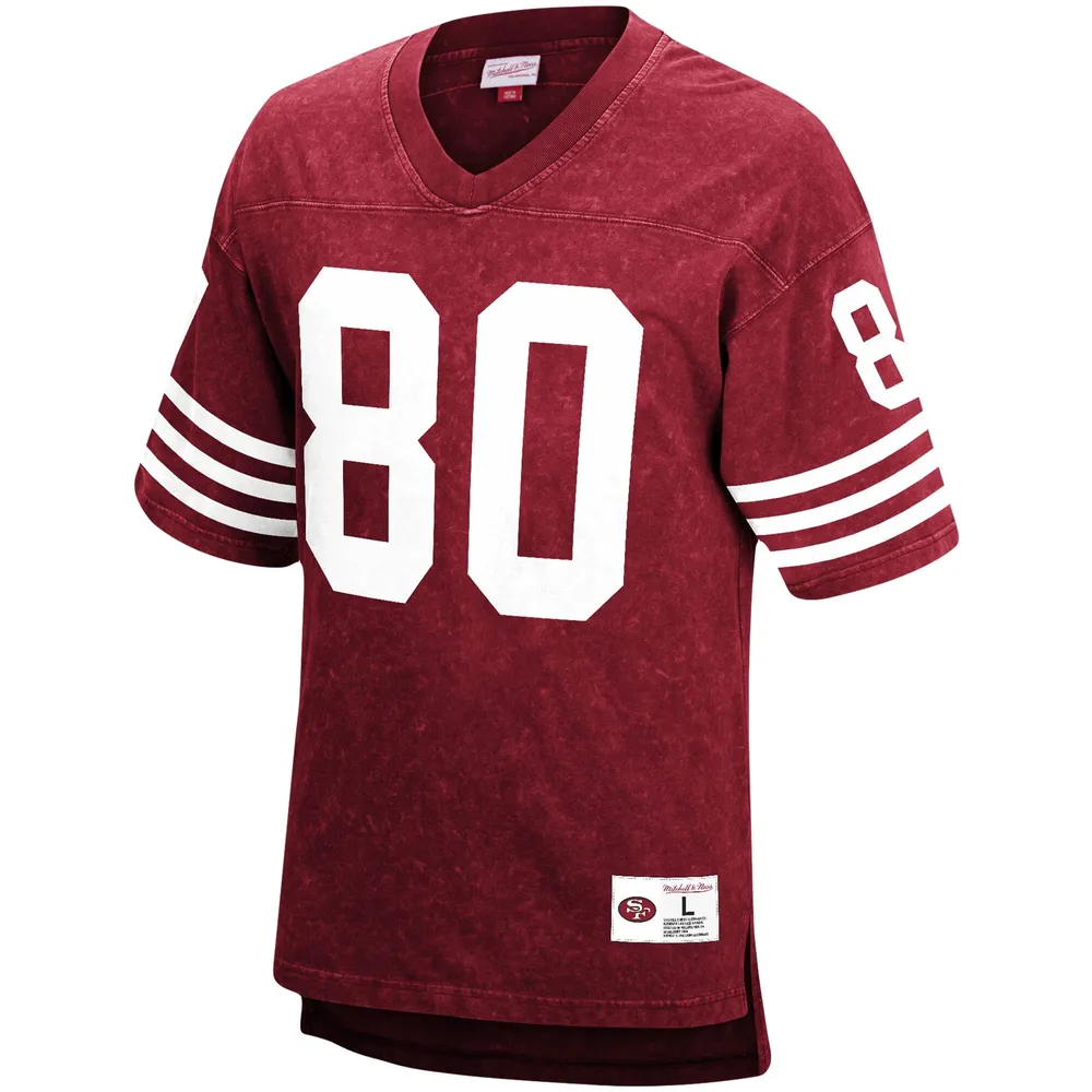 Mitchell & Ness 49ers Retired Acid Wash Top - Men's