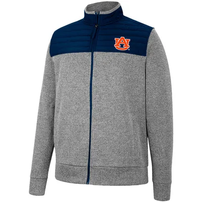 Colosseum Auburn Putter Herringbone Full-Zip Jacket - Men's