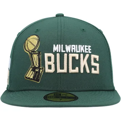 Fanatics Authentic Khris Middleton Milwaukee Bucks Autographed 2021 NBA Finals Champions 12 Replica Larry O'Brien Trophy with Sublimated Plate