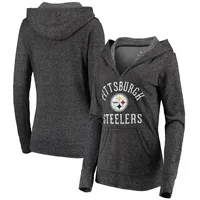 Fanatics Steelers Doubleface Slub Pullover Hoodie - Women's