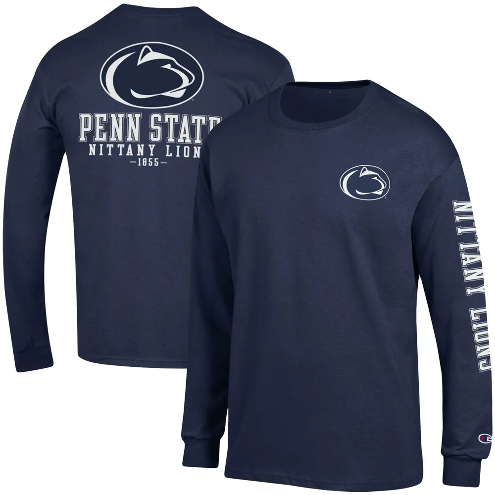 Champion Penn State Team Stack Long Sleeve T-Shirt - Men's