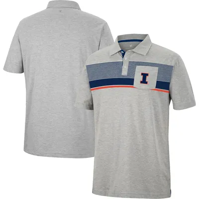 Colosseum Illinois Golfer Pocket Polo - Men's