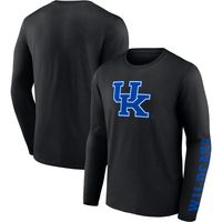 Fanatics Kentucky Double Time 2-Hit Long Sleeve T-Shirt - Men's