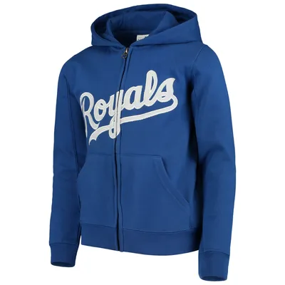 Outerstuff Youth Royal Los Angeles Dodgers Team Primary Logo Pullover Hoodie