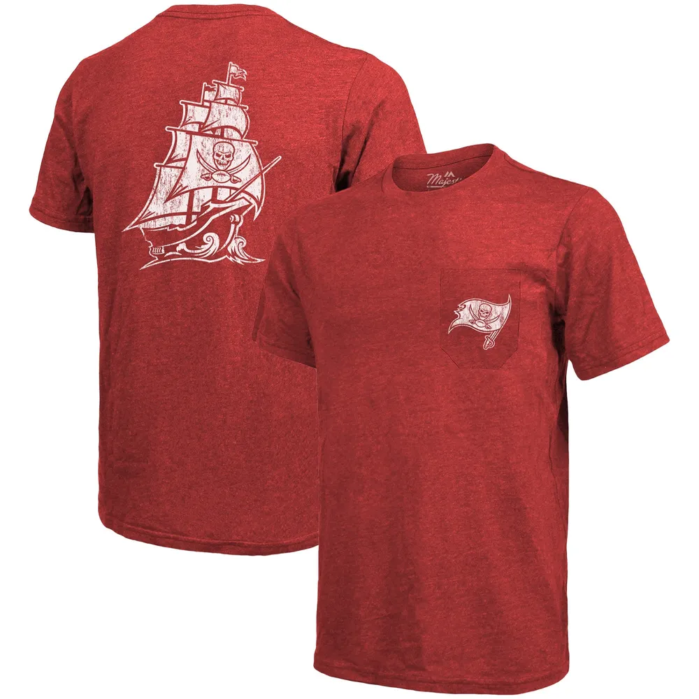 Majestic Threads Buccaneers Pocket T-Shirt - Men's