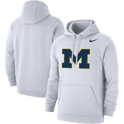 Nike Michigan Logo Club Fleece Pullover Hoodie - Men's