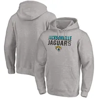 Fanatics Jaguars Fade Out Fitted Pullover Hoodie - Men's