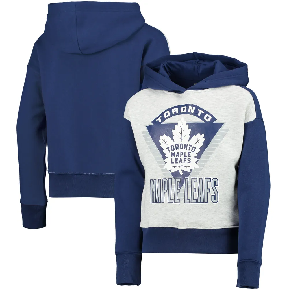 Outerstuff Girls Youth Blue St. Louis Blues Record Setter Pullover Hoodie