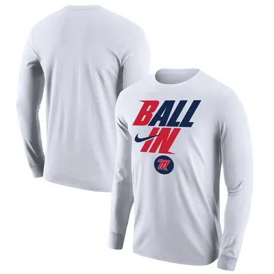 Nike Ole Miss Legend Bench Long Sleeve T-Shirt - Men's