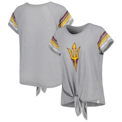 Colosseum Arizona State Boo You Raglan Knotted T-Shirt - Women's