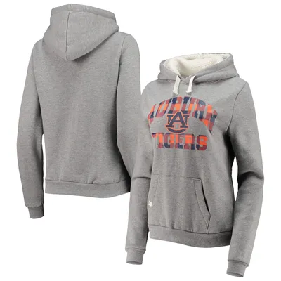 Colosseum Auburn Plaid Sherpa Pullover Hoodie - Women's