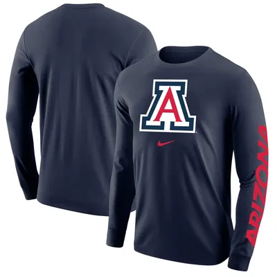 Nike Arizona Team Lockup 2-Hit Long Sleeve T-Shirt - Men's