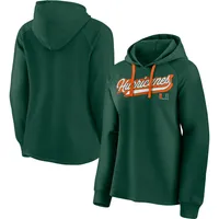 Fanatics Miami FL Script Raglan Pullover Hoodie - Women's