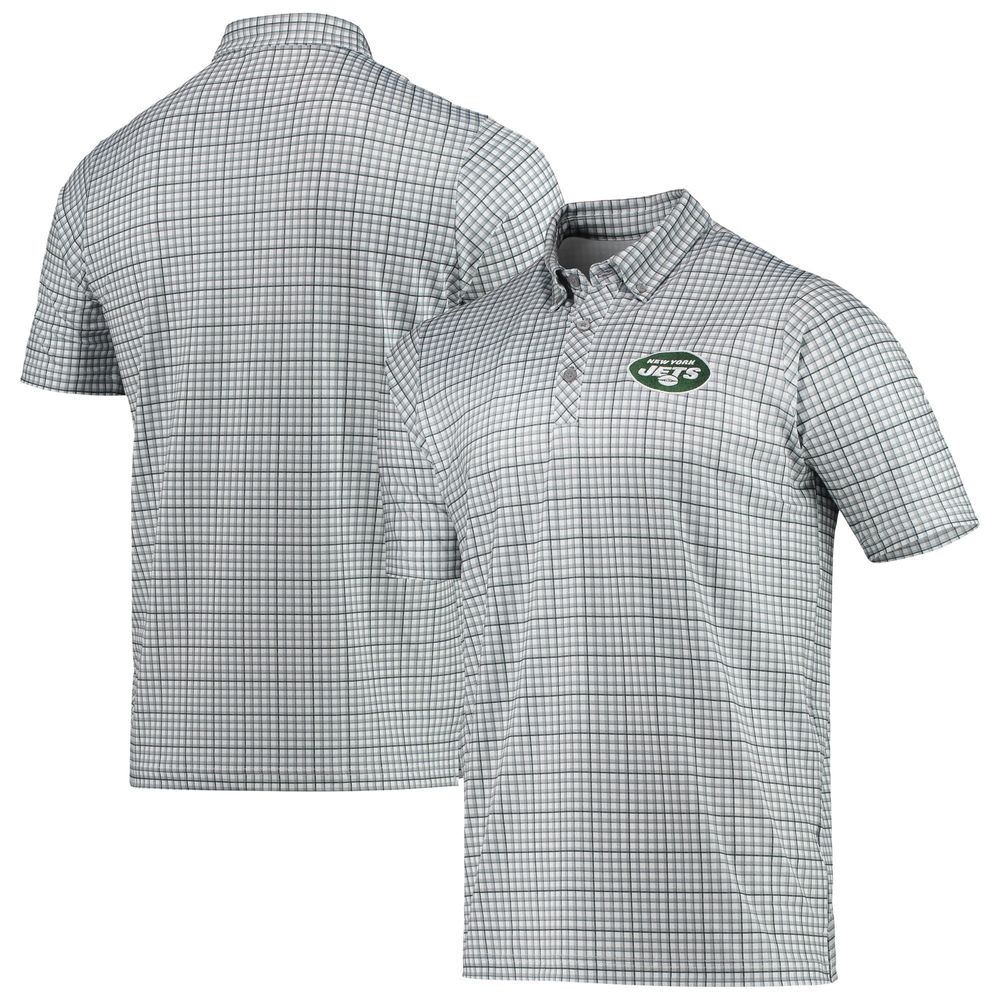 Antigua Jets Deliver Button-Down Polo - Men's