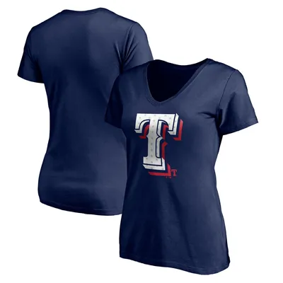 Fanatics Rangers & Team V-Neck T-Shirt - Women's