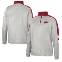 Colosseum Arkansas Bushwood Fleece Quarter-Zip Jacket - Men's