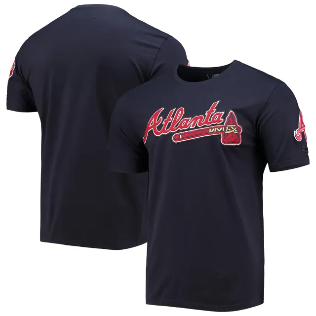 Men's Nike Black Atlanta Braves Camo Logo T-Shirt Size: Small