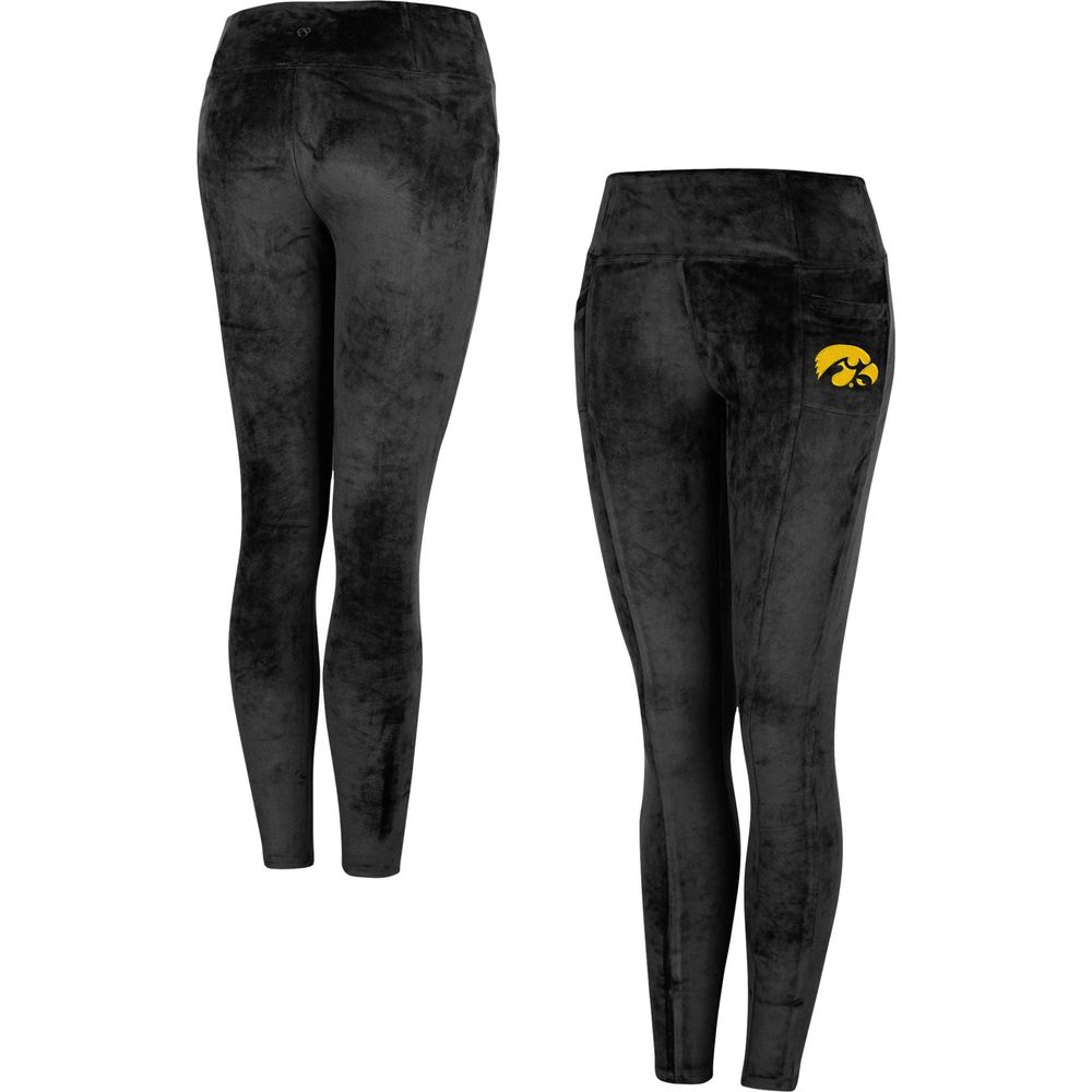 Colosseum Iowa Bonita Run Velour Leggings - Women's