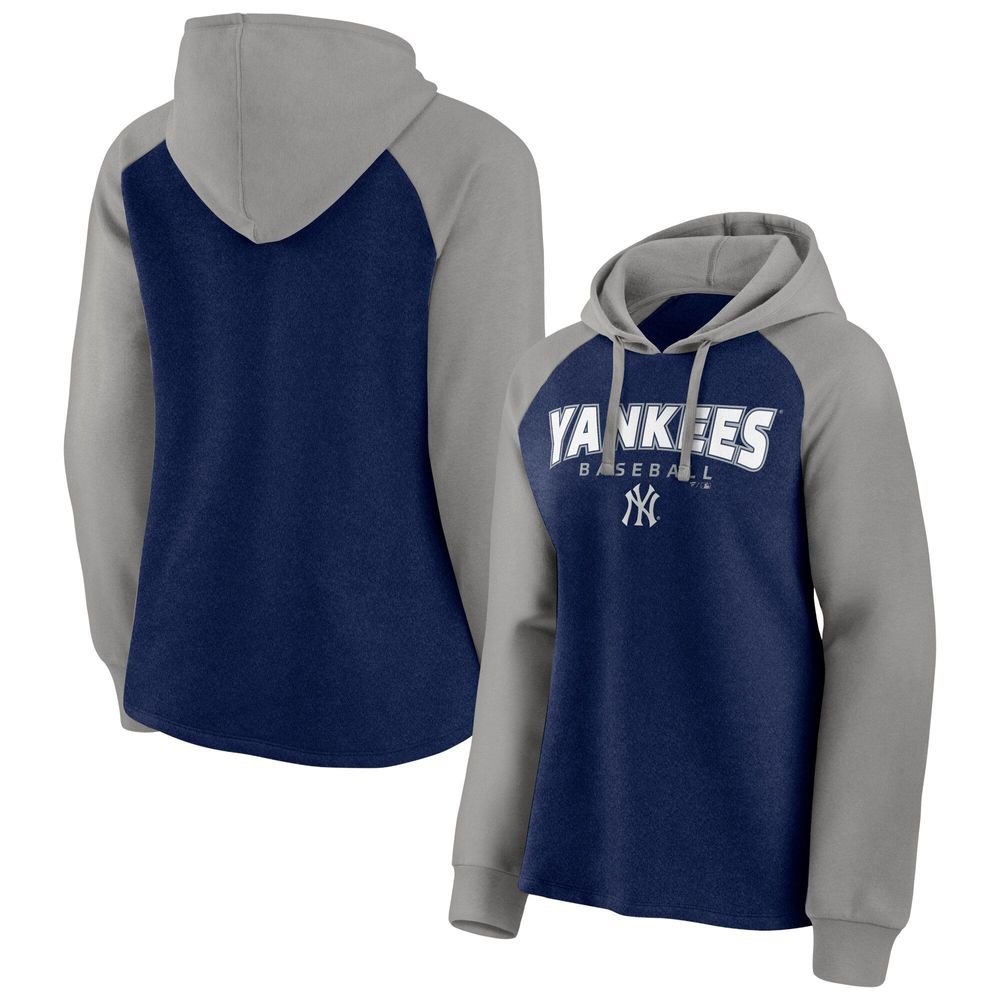 Fanatics Yankees Recharged Raglan Pullover Hoodie - Women's