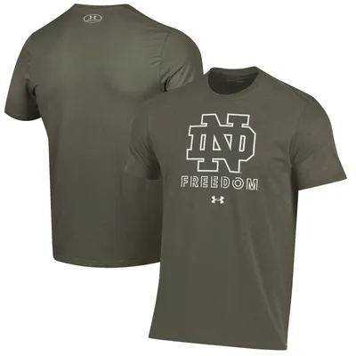 Under Armour Notre Dame Freedom Repeat T-Shirt - Men's