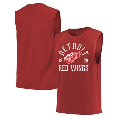 Majestic Threads Red Wings Softhand Muscle Tank Top - Men's