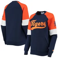 Starter Tigers Playmaker Raglan Pullover Sweatshirt - Women's