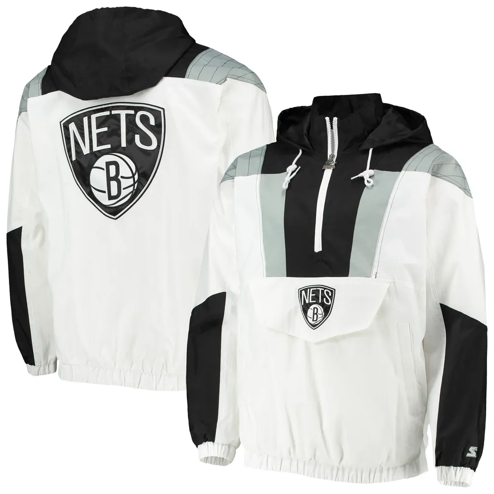 Starter Nets Striker Crinkle Half-Zip Hoodie Jacket - Men's