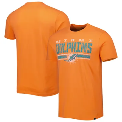 47 Brand Dolphins Team Stripe T-Shirt - Men's