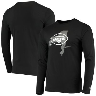 New Era Jets State Long Sleeve T-Shirt - Men's