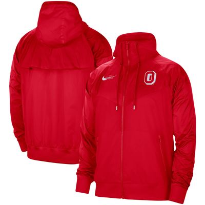 Nike Ohio State Windrunner Raglan Full-Zip Jacket - Men's