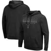 Colosseum Arizona State Blackout 3.0 Pullover Hoodie - Men's