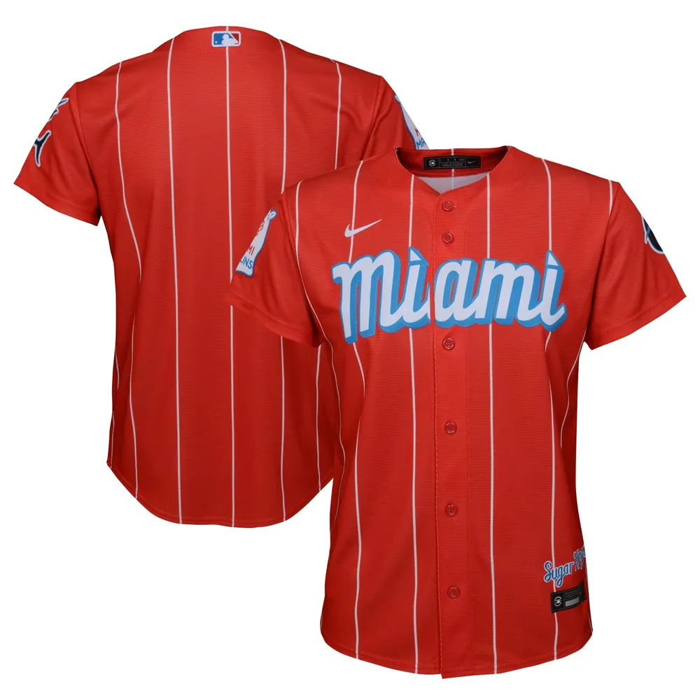 Women's Nike Red Miami Marlins City Connect Replica Jersey 