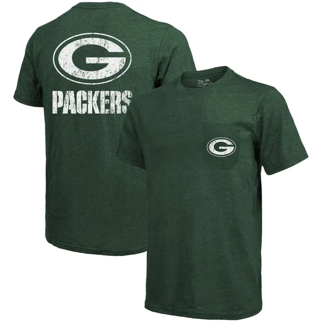 Men's Green Bay Packers Aaron Rodgers & Aaron Jones Homage Heather Gold NFL  Jam Tri-Blend T-Shirt