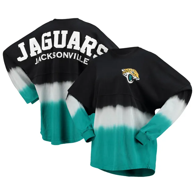 Jacksonville Jaguars Women's Lace-Up V-Neck T-Shirt - White/Black