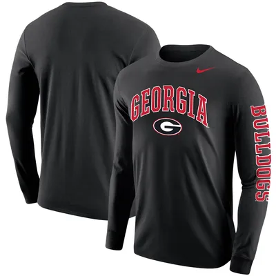 Nike Georgia Arch & Logo Two-Hit Long Sleeve T-Shirt - Men's