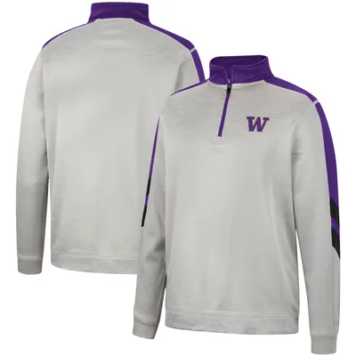 Colosseum Washington Bushwood Fleece Quarter-Zip Jacket - Men's