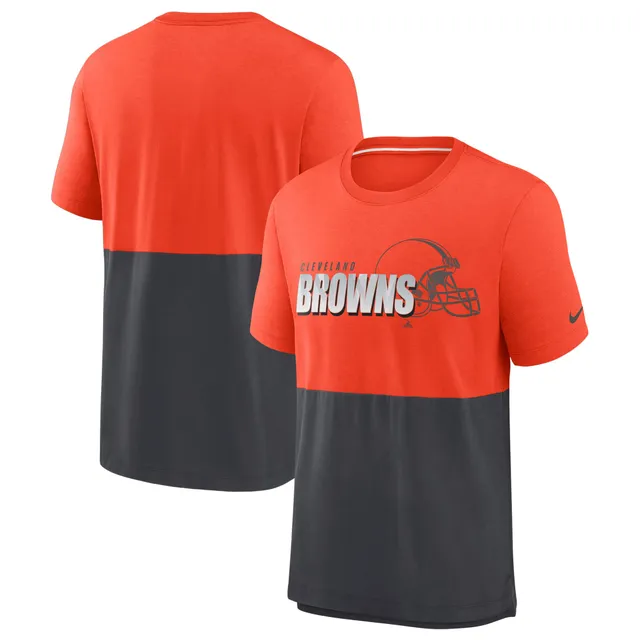 Nike Browns Fan Gear Colorblock T-Shirt