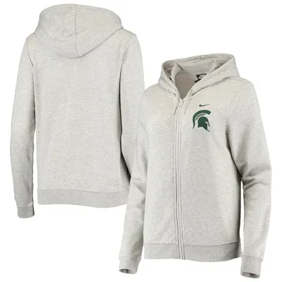 Nike Michigan State Varsity Fleece Full-Zip Hoodie - Women's