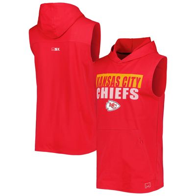 Kansas City Chiefs Antigua Metallic Logo Victory Pullover Hoodie