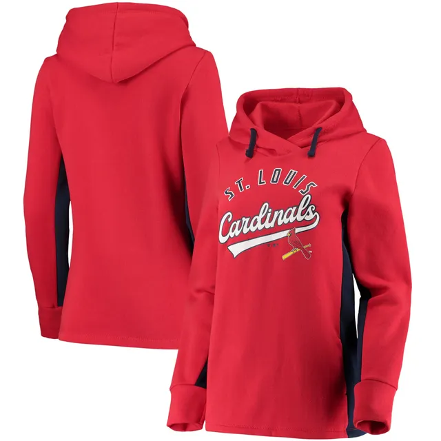 St. Louis Cardinals Dkny Sport Women's Lydia Pullover Hoodie - Red