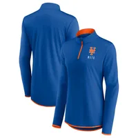 Fanatics Mets Worth The Drive Quarter-Zip Jacket - Women's