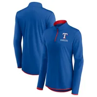 Fanatics Rangers Worth The Drive Quarter-Zip Jacket - Women's