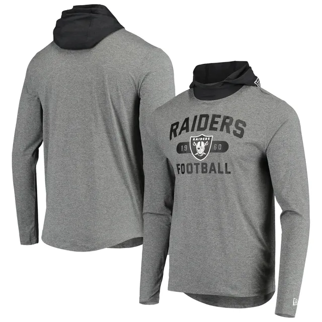 Lids Las Vegas Raiders '47 Franklin Wooster Throwback Long Sleeve Hoodie  T-Shirt - Heathered Gray