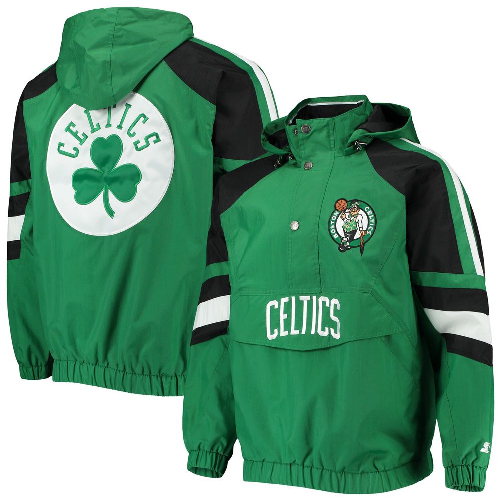 Starter Celtics The Pro II Half-Zip Jacket - Men's