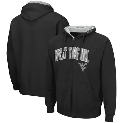 Colosseum West Virginia Arch & Logo 3.0 Full-Zip Hoodie - Men's