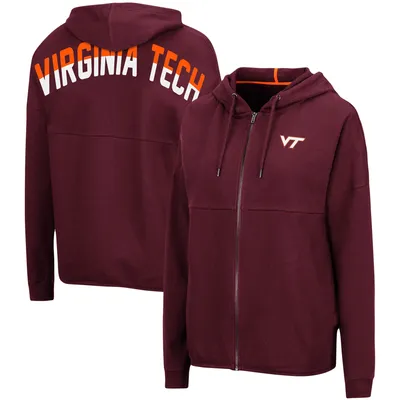 Colosseum Virginia Tech 2-Hit Full-Zip Hoodie - Women's