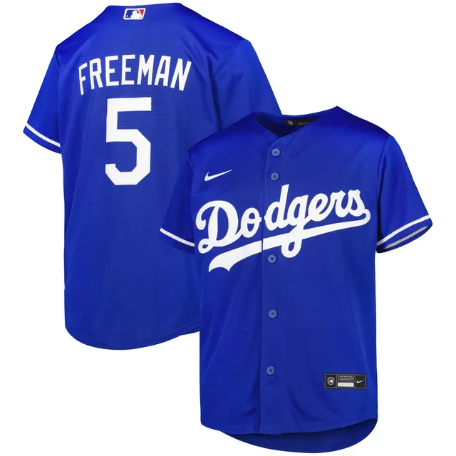 Outerstuff Los Angeles Dodgers Wordmark Blue Youth Authentic Alternate  Jersey