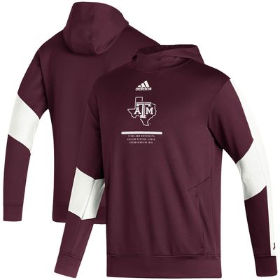 adidas Texas A&M 2021 Sideline AEROREADY Hoodie - Men's