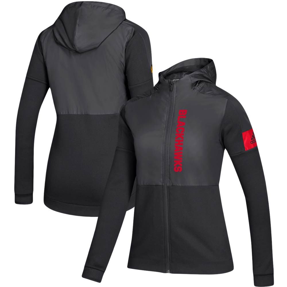 adidas Blackhawks Game Mode Full-Zip Jacket - Women's