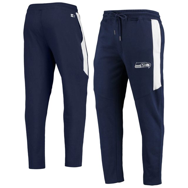 Starter Seahawks Goal Post Fleece Pants - Men's